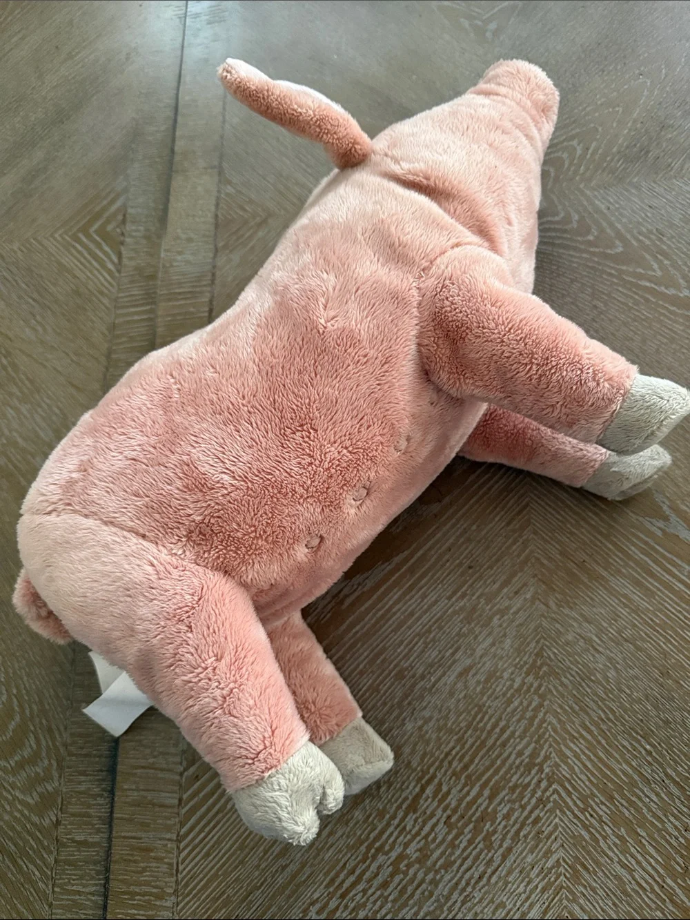 IKEA JÄTTELIK T-Rex Dinosaur & Pink Elephant Plush Stuffed Animal Lot